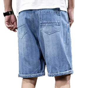 Shorts en jean 100 % coton taille mi-haute délavé moyen pour femme, coupe droite, séchage rapide, respirant, personnalisable avec logo OEM, style streetwear, idéal pour l'été - Product Image 2