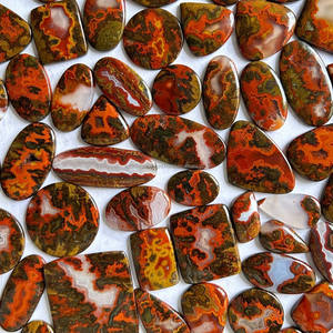 Lot de cabochons en agate de couture marocaine naturelle, taille de forme mélangée, fabrication de bijoux en pierres précieuses en vrac, prix de gros, matériel de bijoux ARHAN - Product Image 1