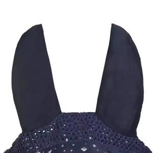 Voile anti-mouches pour chevaux avec logo personnalisé, respirant, anti-moustiques, bonnet de protection pour les oreilles des chevaux, tissu en maille avec étiquette privée - Product Image 2