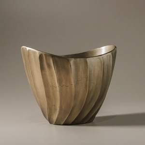 Cuenco decorativo de aluminio, cuenco Horizon de aluminio, cuenco metálico de lujo, cuenco moderno de aluminio - Product Image 4