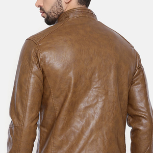 Hot Sale Men's Fashion Leather <b>Jacket</b> Breathable Cow Skin New Design Men Fashion Leather <b>Jacket</b> For Sale - Product Image 6