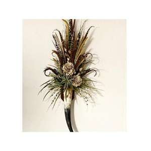 Juego de Jarrones de Flores de Lujo Hechos a Mano con Cuerno de Búfalo Antiguo, Centros de Mesa y Decoraciones para Bodas - Product Image 1