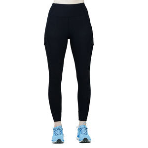 Leggings Deportivos de Cintura Alta para Mujer, Transpirables, Sin Costuras, de Spandex/Nailon, con Cordón Ajustable - Product Image 3