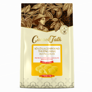 Productos de Panadería, Postres y Confitería HALAL, Botones de Chocolate con Sabor a Plátano, Cacao, 1 kg, Fabricación Internacional OEM/ODM - Product Image 1