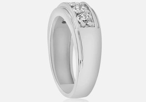 Cut Moissanite Prong Setting <b>Ring</b> <b>925</b> Sterling <b>Silver</b> Rose Gold Luxury Classic Engagement Wedding Anniversary Party Minimalist - Product Image 2