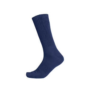 Men's Custom Logo Crew <b>Socks</b> <b>Wool</b>/Nylon Breathable Eco-Friendly Athletic Winter Cuff Print White Black - Product Image 3
