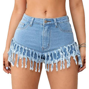Shorts de Mezclilla para Mujer, Venta Directa de Fábrica, Precio Económico, Cantidad OEM, Logotipo Personalizado, Estilo Casual, Moda 2026, Diseño Moderno - Product Image 1