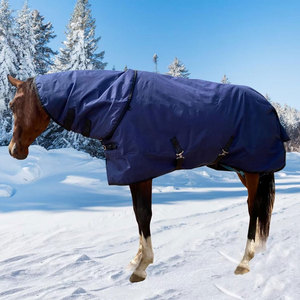 Couverture pour cheval de qualité supérieure personnalisable, douce, respirante, résistante à l'eau, en toile ripstop, avec rembourrage en laine, nylon et coton - Product Image 3