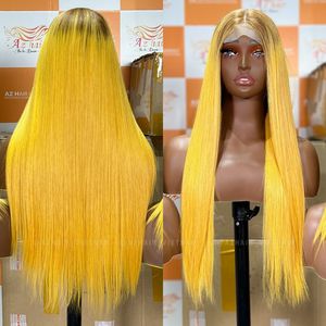 Hot Trendy Personnaliser Couleur Os Droite Perruques de Cheveux Humains HD Lace 100% Raw Cheveux Vietnamiens Pleines Longueurs - Product Image 1