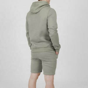 Ensemble de short et sweat à capuche décontracté léger et respirant 100% coton, style personnalisé, nouveau modèle pour hommes, fabriqué au Pakistan - Product Image 3