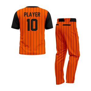 Uniformes de softball personnalisés directement de l'usine, maillots et pantalons de sport unisexes, manches courtes, respirants, séchage rapide, vêtements d'équipe pour les clubs - Product Image 2