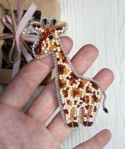 Premium Artisan Embroidery Beaded Brooch with Elegant Bead Embellishments and Fine Stitching Sophisticated Handmade Embroidery - Product Image 5