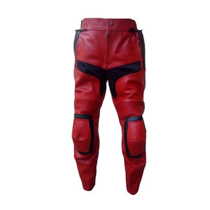 Unisex Leather Motorbike Pants Protective Plus Size Summer/Winter Quick Dry & Waterproof High Quality Customizable - Product Image 1