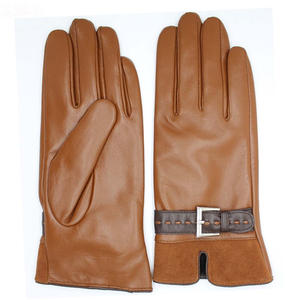 Guantes de Motocicleta de Cuero para Hombre, de Alta Calidad, Suaves, sin Forro, Estilo Liso, Térmicos y Ecológicos - Product Image 1