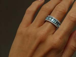 Anillo de Diamante Cultivado en Laboratorio con Corte Brillante Asscher de Moda para Mujer, Certificado por IGI, Joyería para Compromiso, Boda, Fiesta, Regalo - Product Image 5