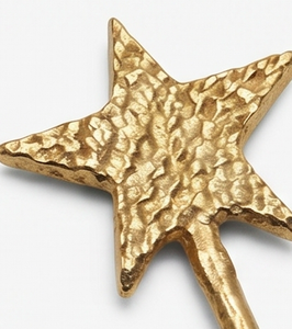 <b>Gold</b> Star Handle <b>Teaspoon</b> Glam Flatware Dishwasher Safe For Party Use Home Hotel And Tableware Use - Product Image 2