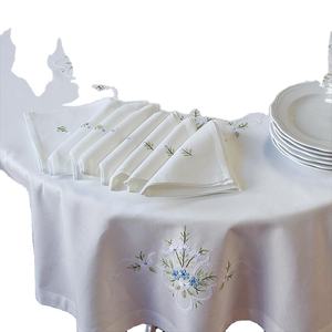 Mantel de Lino Elegante y Lujoso, Bordado Tradicional Hecho a Mano con Punto de Cruz, Alta Calidad, Nuevo, Artesanía de Bordado, Tamaño Personalizado - Product Image 6