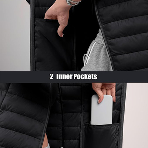 Chaquetas Acolchadas Personalizadas de Invierno para Mujer, Diseño de Primera Calidad, Nueva Moda, Cuello con Capucha, Transpirables, de Lona, Cálidas - Product Image 2