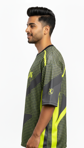 เสื้อยืดโอเวอร์ไซส์ผู้ชาย พิมพ์ลายแบบซับลิเมชั่น สไตล์ลำลอง สตรีทแวร์ แฟชั่นทันสมัย ใส่สบายทุกวัน - Product Image 5