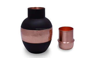 Pure Copper Silk Eco-Friendly <b>Water</b> <b>Bottle</b> <b>with</b> <b>Straw</b> Cap Europe Design Dishwasher Safe <b>for</b> Business Gifts in India - Product Image 5