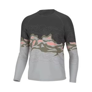 Chemise de pêche pour adultes avec logo personnalisé, hommes, UPF 50, imperméable, séchage rapide, respirante, polyester, élasthanne, légère, vêtements de pêche en plein air - Product Image 5
