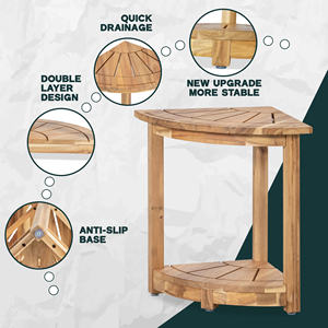 Tabouret d'angle en bois : solution de mobilier pour les designers d'intérieur, créant des sièges fonctionnels pour les espaces d'angle inutilisés - Product Image 6