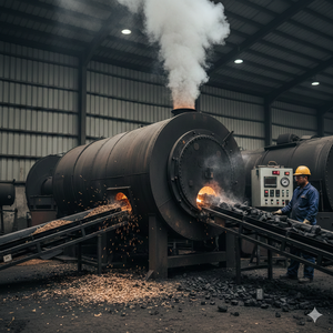 Briquetas de Carbón Vegetal de Alta Concentración de Carbono Fijo – Combustible Ecológico de Bajo Contenido de Cenizas para Uso Industrial y Barbacoa - Product Image 5