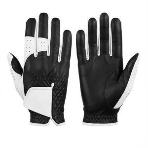 Derniers modèles de gants de golf pour gaucher en cuir Cabretta de haute qualité avec logo personnalisé, antidérapants, respirants, pour les sports de plein air - Product Image 4