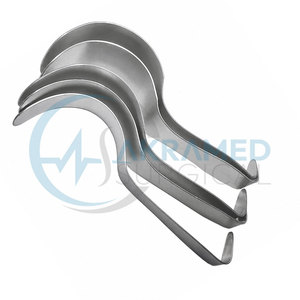 Ensemble de 5 rétracteurs chirurgicaux Deaver de haute qualité en acier inoxydable, certifiés CE, instruments de chirurgie générale - Product Image 1
