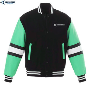 Streetwear Varsity <b>Jacket</b> Custom Logo Oversized Letterman <b>Jacket</b> for Men Women - Product Image 3