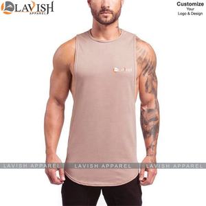 Camiseta sin mangas de algodón 100% informal para hombre, camiseta interior de entrenamiento de gimnasio de verano, culturismo, transpirable, de punto de talla grande, de secado rápido - Product Image 4