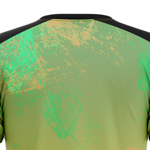 เสื้อยืดเจอร์ซีย์แขนสั้นผู้ชายแบบสวมใส่สบาย ปรับแต่งได้ ผลิตจากผ้าถักโพลีเอสเตอร์ 100% คอกลม เหมาะสำหรับเล่นกีฬา  รับสกรีนลายแบบซับลิเมชั่น - Product Image 5