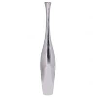 Vase à fleurs classique en métal, fait main, récipient décoratif, élégant, pour la décoration florale de table à la maison, collection d'accentuations intérieures raffinées