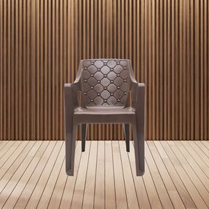 Sumo Lotus Chex เก้าอี้ห้องนั่งเล่นทำจากพลาสติกกึ่งบริสุทธิ์ทันสมัยสำหรับบ้านสำนักงาน - Product Image 2