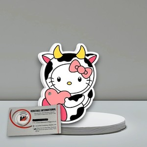 Paleta Magnética Versátil de Acrílico Personalizada con Diseño de Corazón de Hello Kitty para Extensiones de Pestañas, Marca Privada - Product Image 4