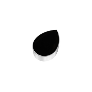 Premium Silver Plated 925 Sterling Silver Classic Slider Black Onyx Mix Shapes <b>Cable</b> Chain Bezel Setting Unisex Gift Necklace - Product Image 3
