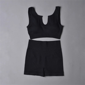 Conjunto Deportivo de 2 Piezas para Mujer, Leggings de Yoga con Estampado de Leopardo Personalizado 2026, Top Corto de Manga Larga con Sujetador Deportivo de Alta Sujeción - Product Image 2