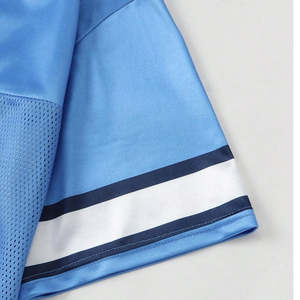 Custom Printed V-Neck Oversized Plus Size Retro Football & Soccer Jersey OEM Design Breathable Fabric - Product Image 5