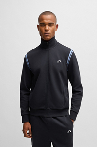Ensemble de survêtements deux pièces pour hommes avec capuche, rayures contrastées, style athlétique, design personnalisé, collection 2026, vente chaude, finitions personnalisées - Product Image 3