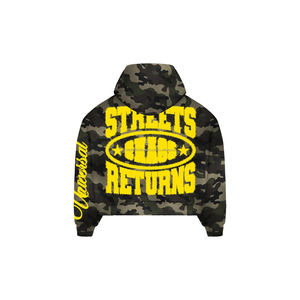 ชุดวอร์มแบบมีฮู้ดซิป ผ้าฝรั่งเศสเทอร์รี่ 100% ผ้าฝ้ายเนื้อหนา ปักลายโลโก้ด้วยเทคนิคแอพพลิเค  ตกแต่งด้วยคริสตัล  พร้อมกางเกงขายาวมีเชือกผูกเอว  ลาย Acid Wish - Product Image 5