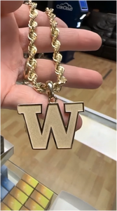 Collares con Colgante de Letra Mayúscula Personalizada, Joyería Personalizada, Collares con Incrustaciones de Diamantes - Product Image 5