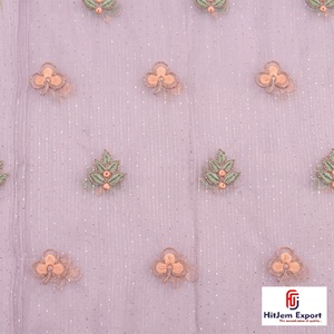 Tissu brodé en gros directement de l'usine pour vêtements, fabrication sur mesure OEM ODM, fabricant de textiles, tissu fabriqué sur commande - Product Image 3