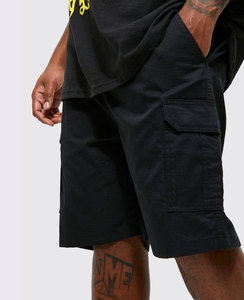 Pantalones cortos de algodón para hombre con logotipo personalizado a granel, pantalones cortos transpirables para correr, gimnasio, cintura elástica - Product Image 2