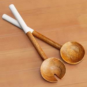 Long Size Mango Wood <b>Servers</b> for salad serving - Product Image 6