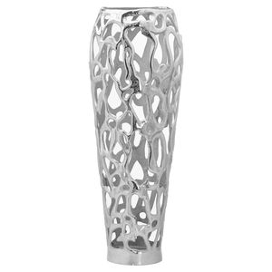 Signature Aluminum Flower Vase Modern Artistic Handmade Tabletop Decorative Accent Beautiful Fresh Flower Display Luxury Living - Product Image 4