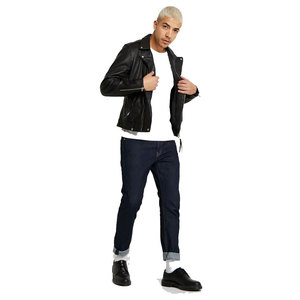 Chaquetas de Cuero Real Personalizadas de Nuevo Estilo a Precio de Mayoreo, Chaqueta Letterman con Chaqueta Varsity de Cuero Real Personalizada para Hombre - Product Image 4