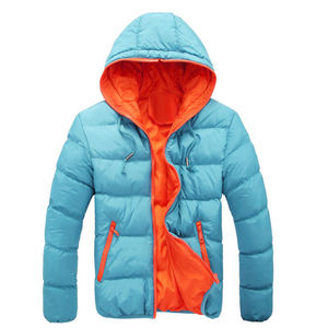 Veste matelassée d'hiver réversible camouflage à capuche pour homme, grande taille, coupe-vent, avec logo brodé personnalisé, design matelassé chaud pour l'extérieur - Product Image 1