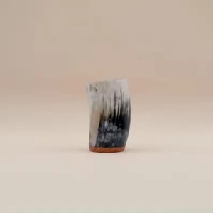 Verre en corne de buffle écologique fait main avec forme naturelle - REHMAN CRAFT - Product Image 5