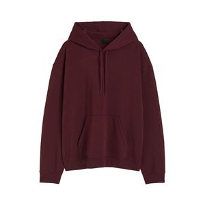 Sudadera con Capucha de Invierno para Hombre de Alta Calidad, Color Sólido, Teñida con Hilo, Ecológica, Transpirable, Poliéster/Algodón, Directamente del Fabricante - Product Image 1