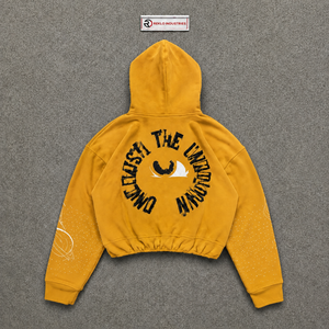 เสื้อฮู้ดดี้โอเวอร์ไซส์คุณภาพสูง เนื้อผ้านุ่ม พิมพ์ลายกราฟิก สไตล์สตรีทแวร์ ทรงโอเวอร์ไซส์ ผ้าฟลีซ ดีไซน์พิมพ์ลาย แฟชั่นสำหรับฤดูหนาว ปักลาย - Product Image 6